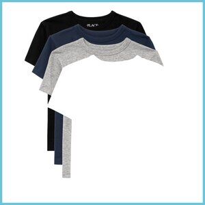 Cotton Jersey V-Neck T-Shirt 2-Pack for Boys